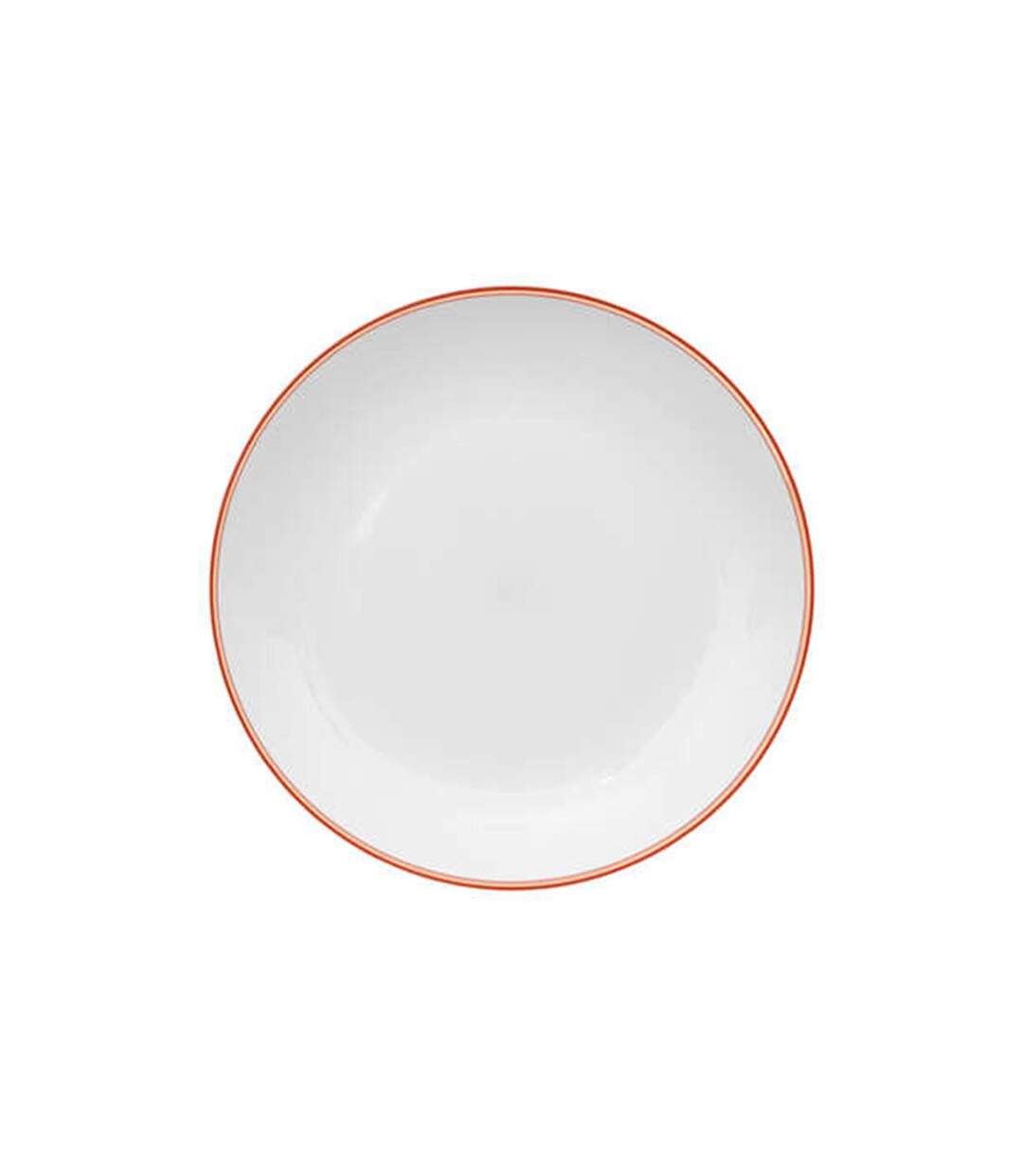 Lot de 6 Assiettes Plates Réutilisables Square 25cm Rose-1