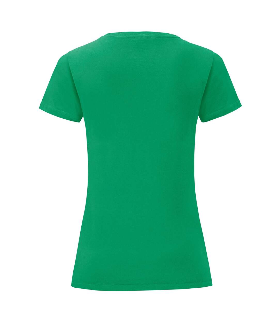 T-shirt Iconic Femme Vert Kelly Fruit Of The Loom-2