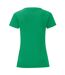 T-shirt Iconic Femme Vert Kelly Fruit Of The Loom-2
