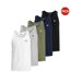 Lot De 5  Débardeurs Homme Noir Gris Bleu Marine Vert Blanc Jack And Jones-1
