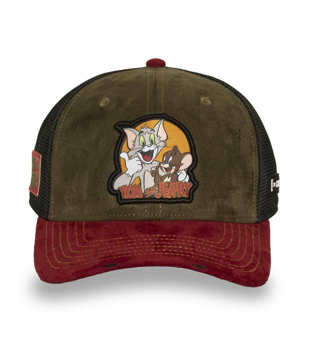 Casquette Semi curved avec filet et patch Tom & Jerry Capslab-2