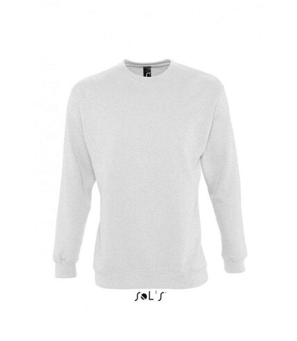 Sweat shirt classique unisexe - 13250 - blanc chiné