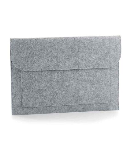 Housse pour ordinateur portable taille unique gris chiné Bagbase