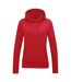 Sweat à capuche college femme rouge feu Awdis Awdis