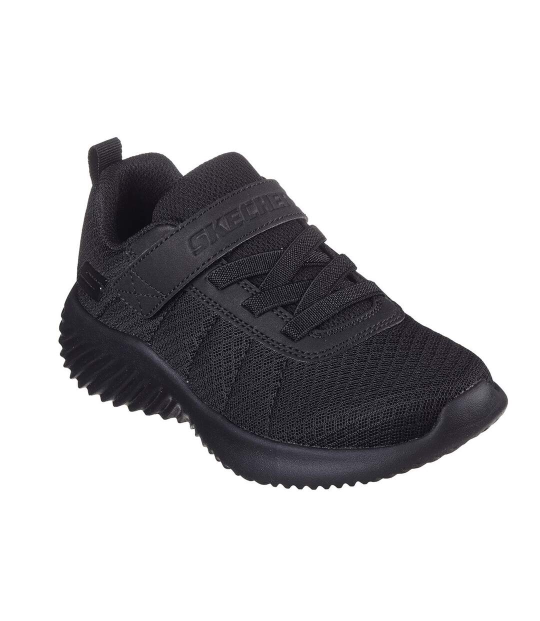 Baskets bounder baronik enfant noir Skechers-1