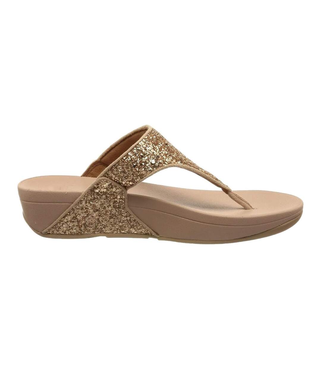 Sandales Motif/style Paillettes Lulu Femme Rose Doré FitFlop-1