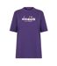 T-shirt Motif/style Œil Femme Violet Diadora-1