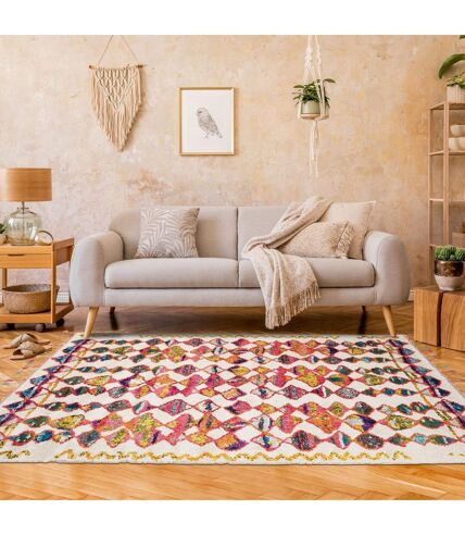 Tapis berbère tissé motifs tribaux BERBAL A