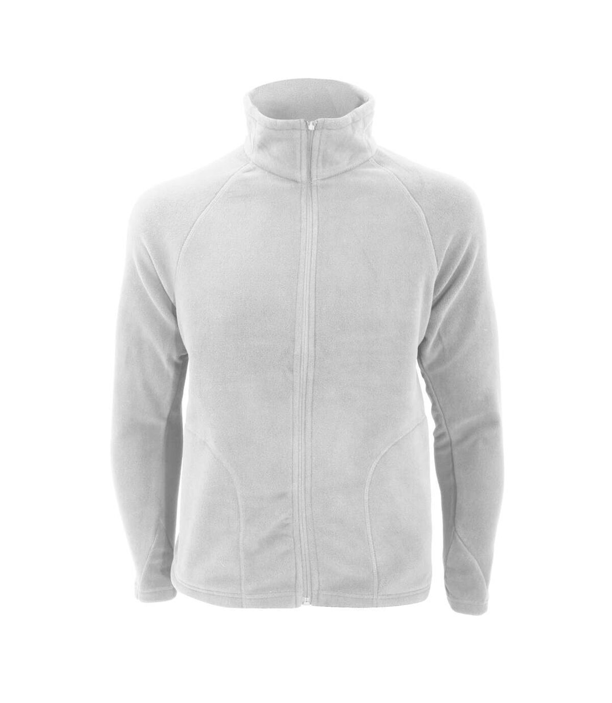 Result Core Mens Micron Anti Pill Fleece Jacket (White) - UTBC852