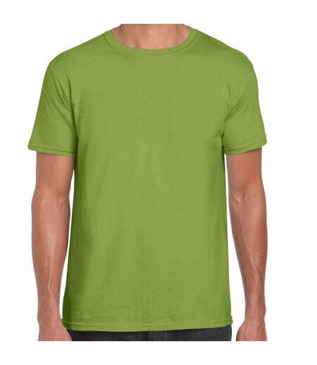 Mens short sleeve soft-style t-shirt kiwi Gildan