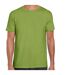 Mens short sleeve soft-style t-shirt kiwi Gildan-1