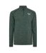 Mens Body Mapped Quarter Zip Fleece Top Pine Grey Castore-1