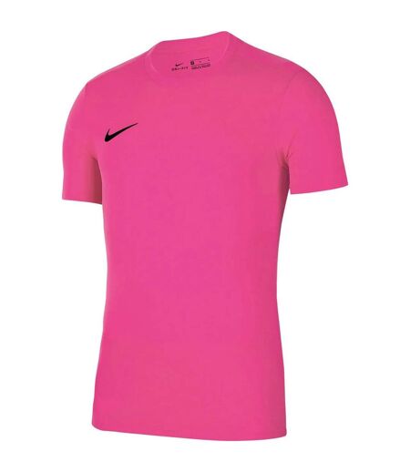 Maillot Manches Courtes Dry Park Homme Rose Nike