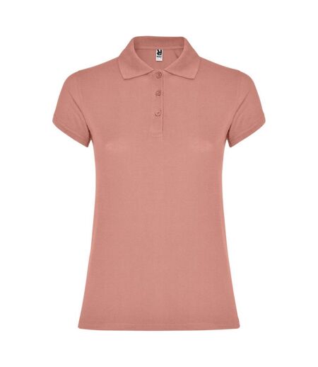 Polo star femme orange argile Roly