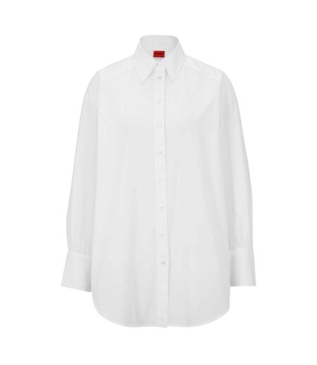 Womens/ladies Ennia Shirt White Hugo