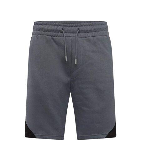 Mens Castlebay Sweat Shorts Slate Crosshatch