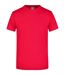 T-shirt Motif/style Uni Homme Rouge James And Nicholson-1