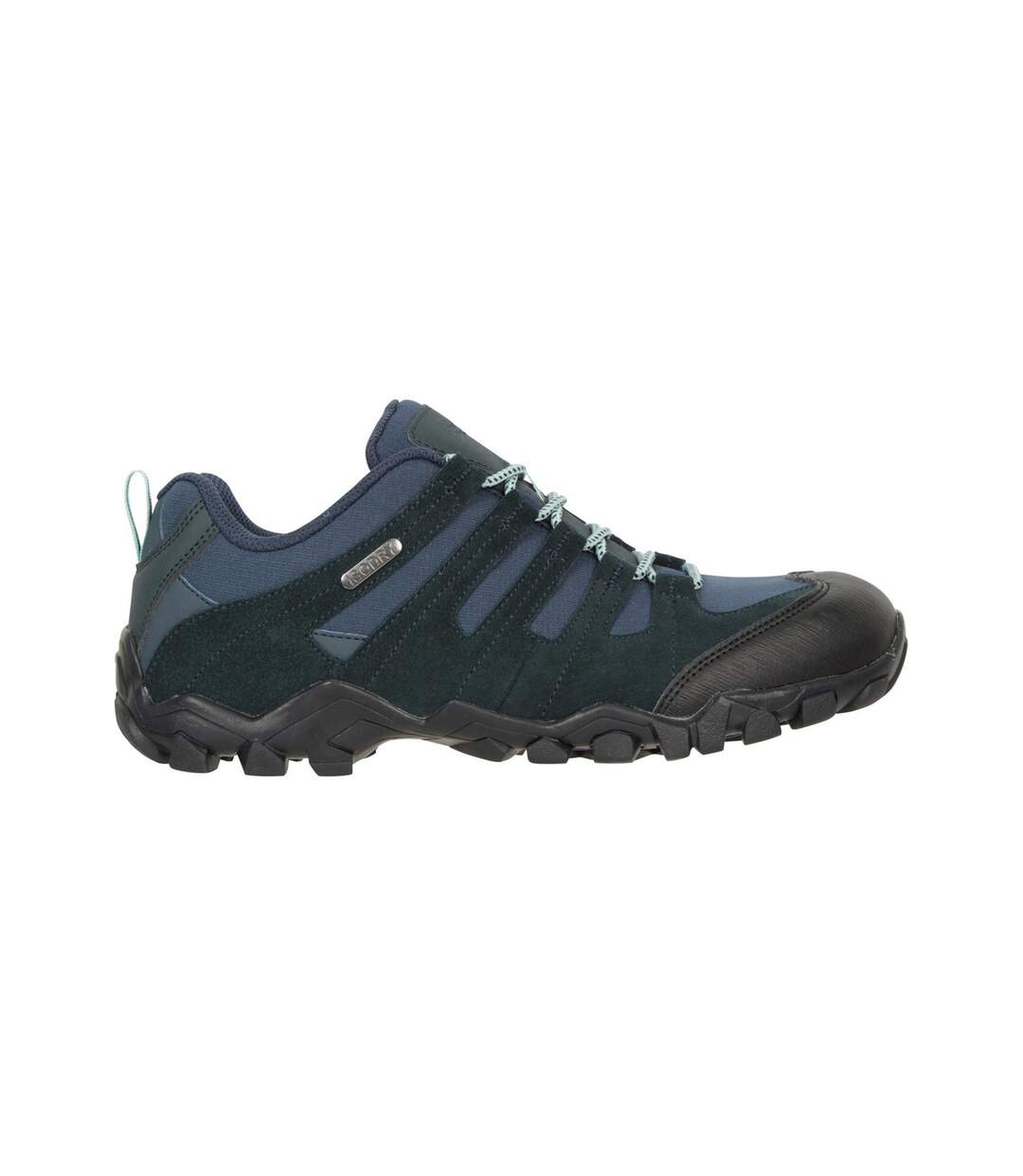 Womens/ladies Belfour Suede Waterproof Walking Shoes Navy Mountain Warehouse-4