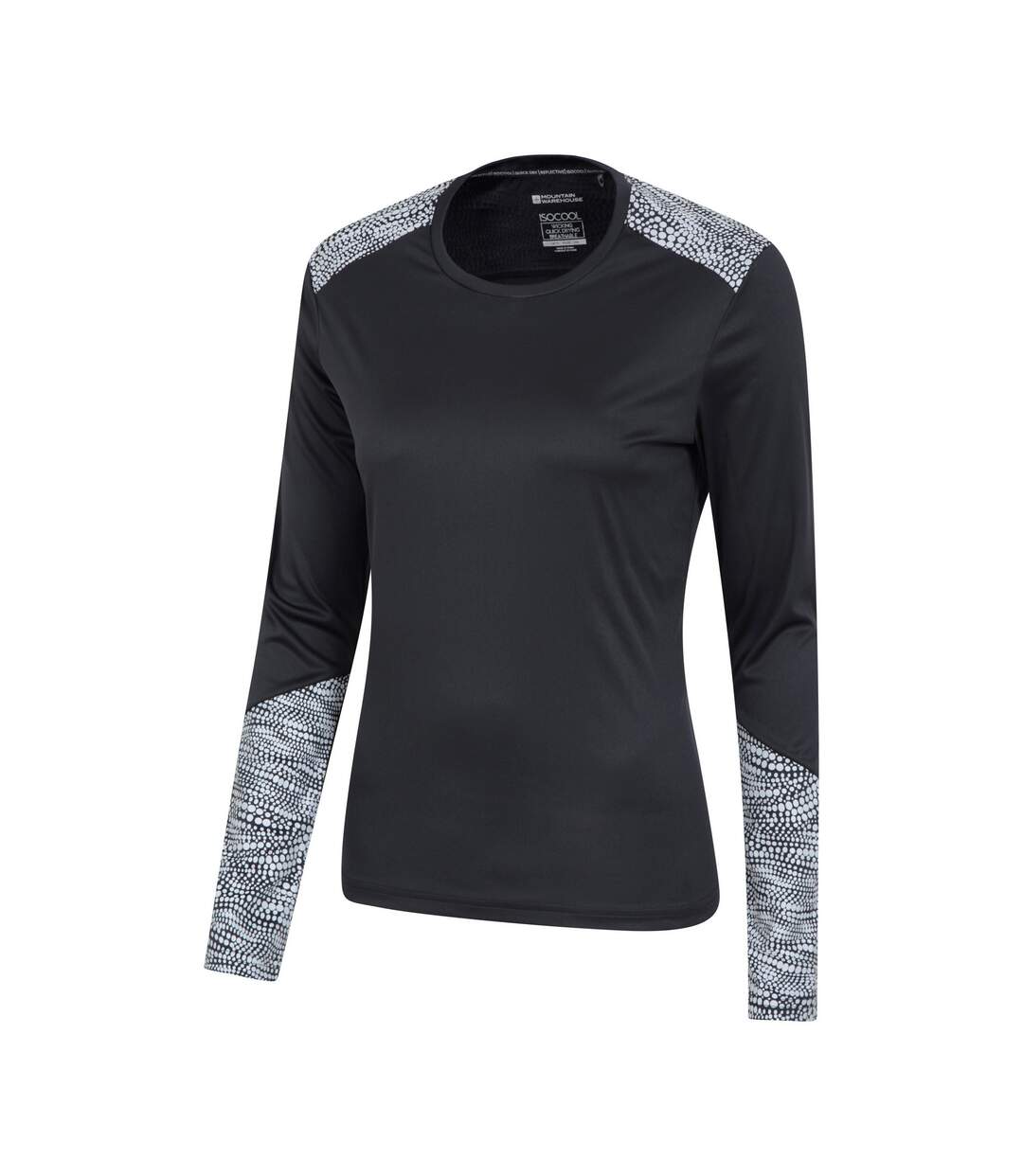 T-shirt Femme Noir Mountain Warehouse-4