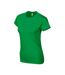 Womens/ladies softstyle ringspun cotton t-shirt irish green Gildan