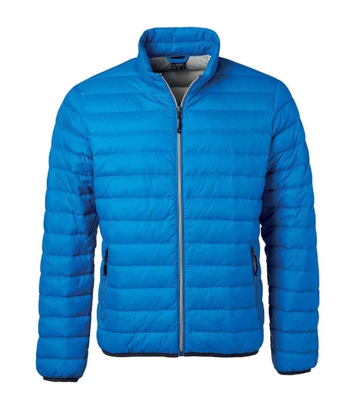 Veste doudoune matelassée duvet - JN1140 - bleu cobalt - Homme