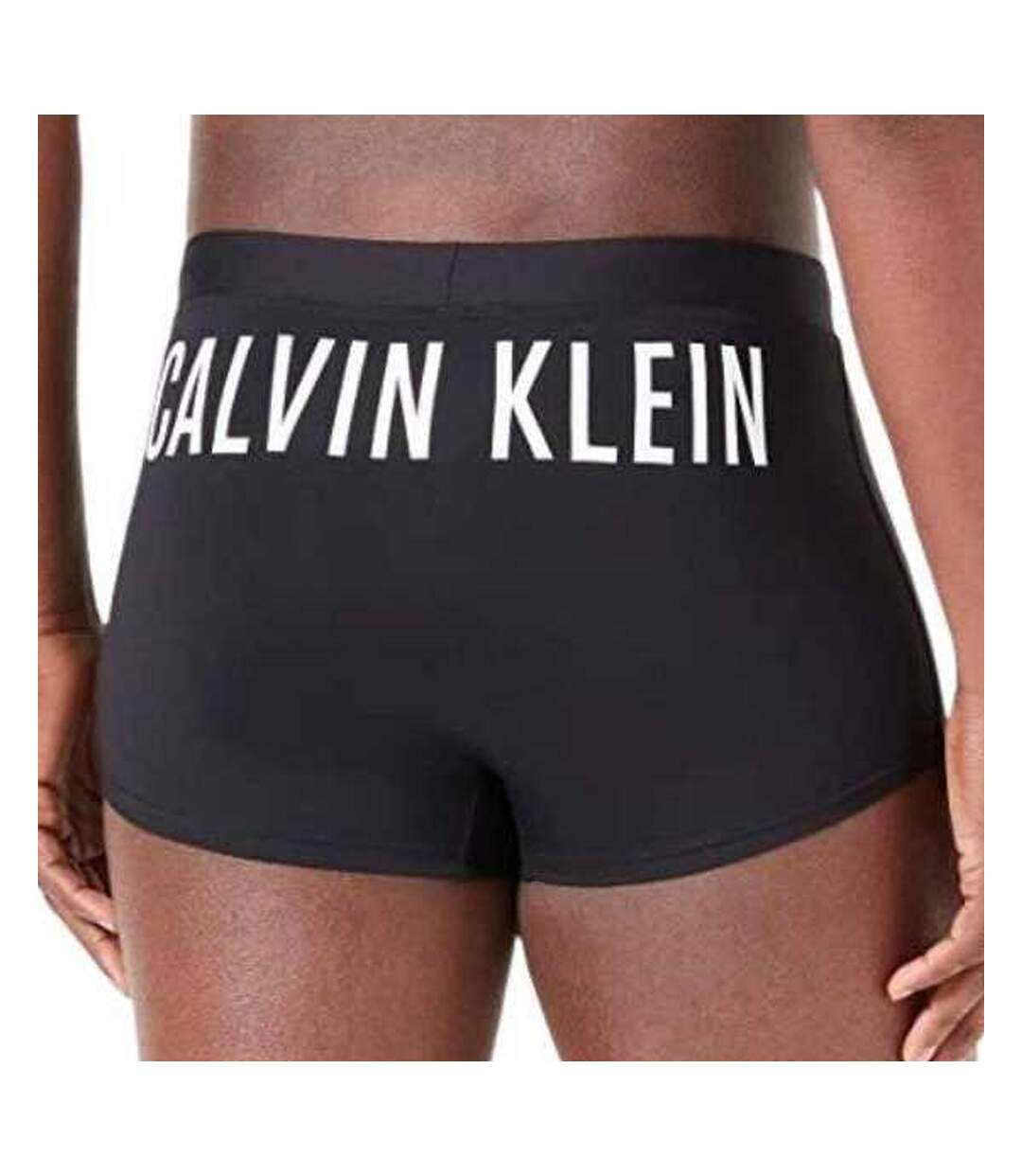 Short De Bain Motif/style Logo Dans Le Dos Homme Noir Calvin Klein-2