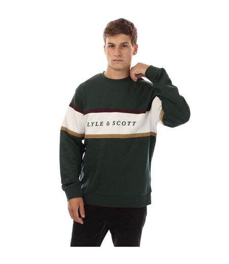 Sweat Style À Rayures Volley Homme Vert Lyle & Scott