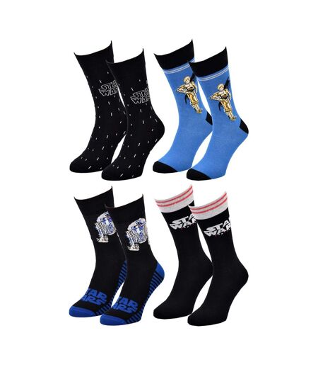 Chaussettes Pack Homme DISNEY STAR WARS - Pack de 4