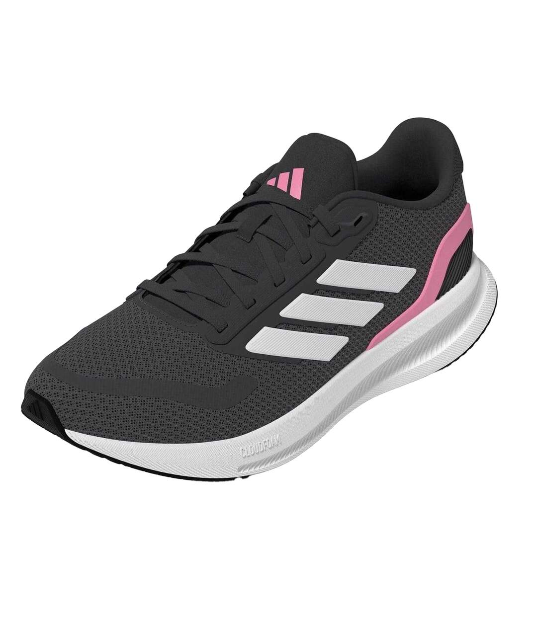 Womens/ladies Runfalcon 5 Shoes Dark Grey Pink Adidas-4