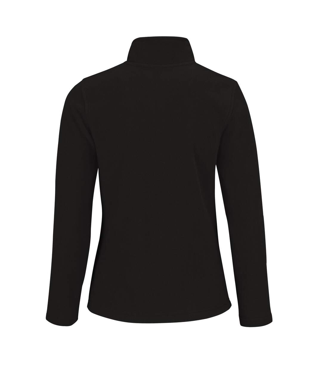 Womens/ladies id.501 fleece jacket black B&C