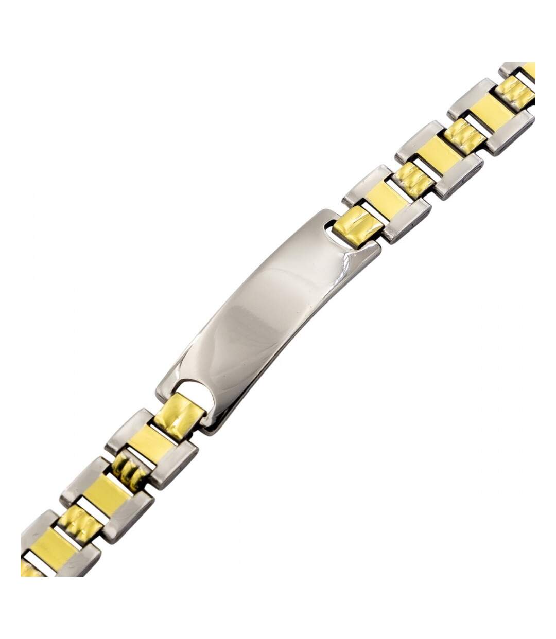 Magnifique Gourmette Bracelet Homme Acier