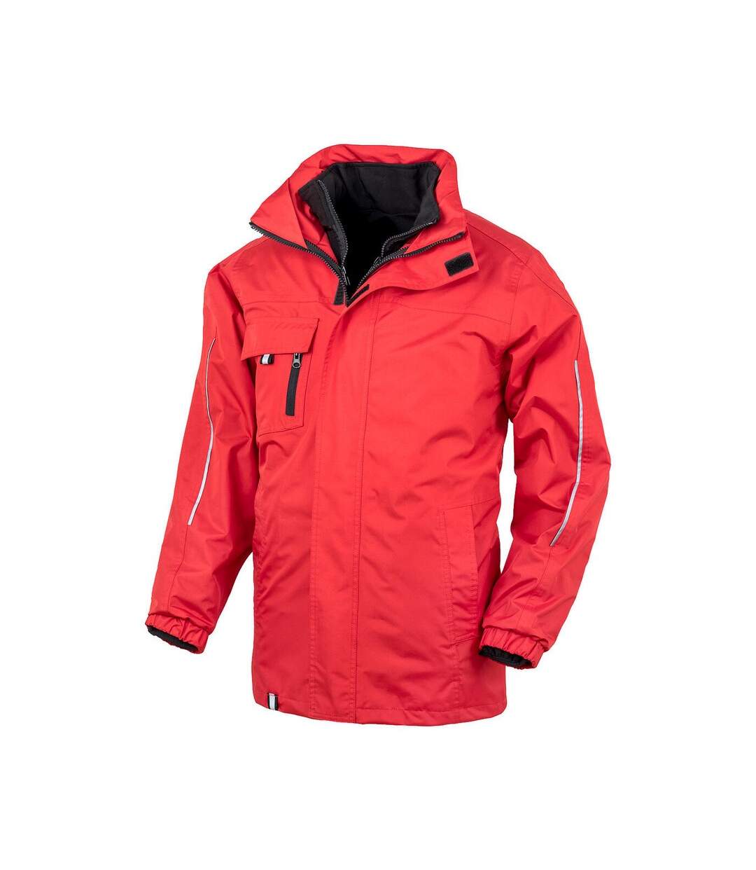 Veste Motif/style 3-en-1 Transit Femme Rouge Result Core-1
