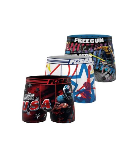 Lot de 3 boxers homme Summer Sport  Freegun