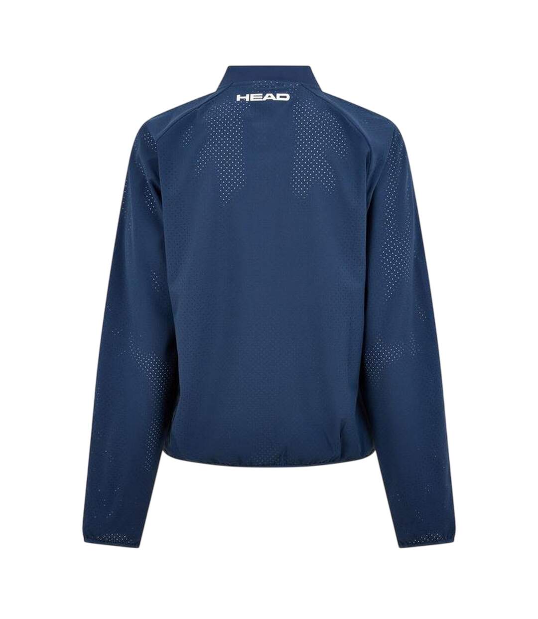 Womens/ladies Lizzy Logo Jacket Blue Head-3