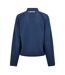 Womens/ladies Lizzy Logo Jacket Blue Head-3