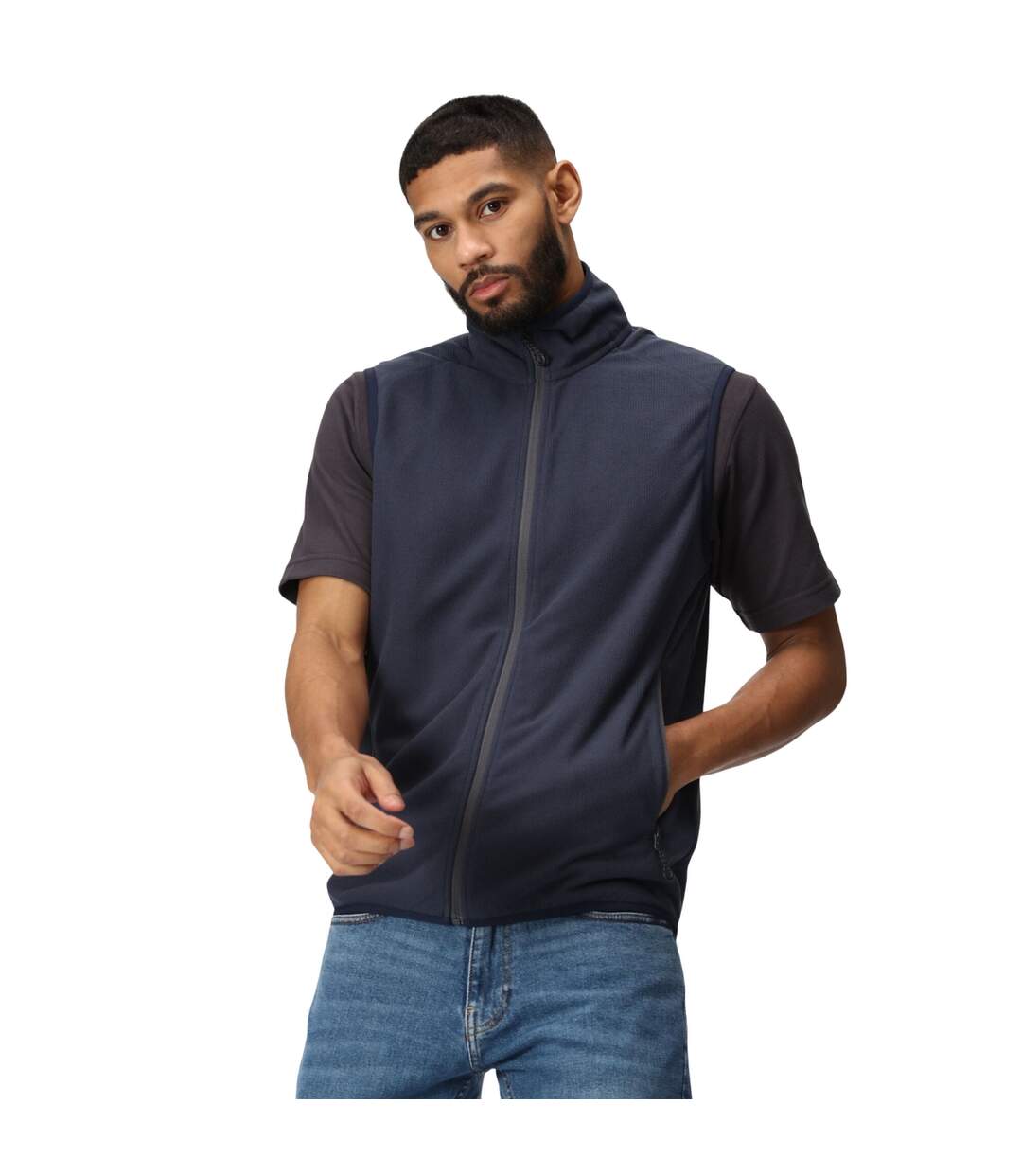 Veste Sans Manches Navigate Homme Bleu Marine Gris Phoque Regatta-1