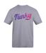Unisex Adult Funky T-shirt Grey AWD-1