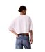 Haut Court Motif/style Logo Arqué Femme Blanc Vif Calvin Klein-3