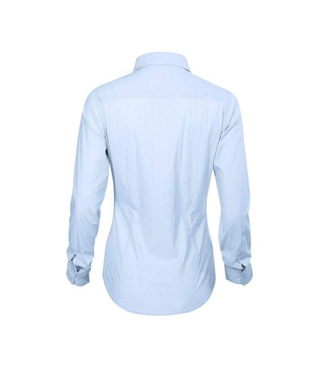 Womens/ladies Dynamic Shirt Blue Malfini-2