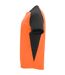 T-shirt Bugatti Adulte Orange Fluo Noir Roly Sport-4
