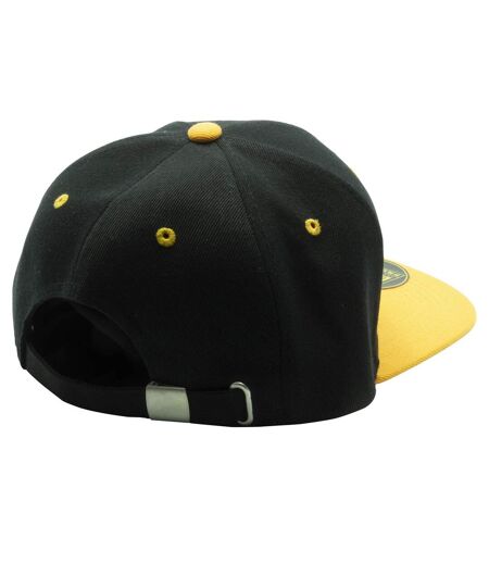 Casquette Ajustable Motif/style Logo Jaune Noir Overwatch