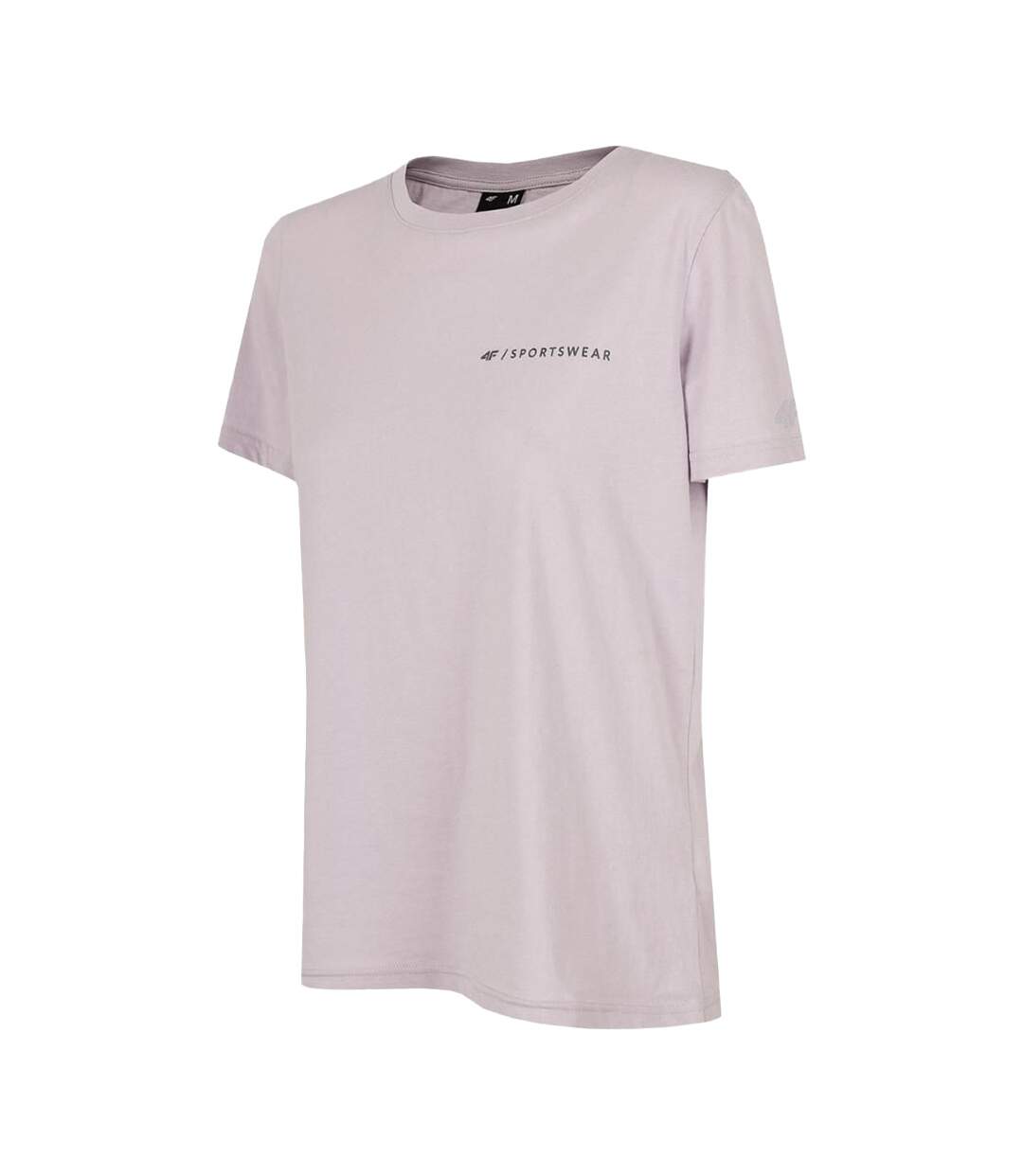 T-shirt Motif/style Imprimé Au Dos Femme Violet Clair 4F-2