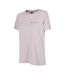 T-shirt Motif/style Imprimé Au Dos Femme Violet Clair 4F-2