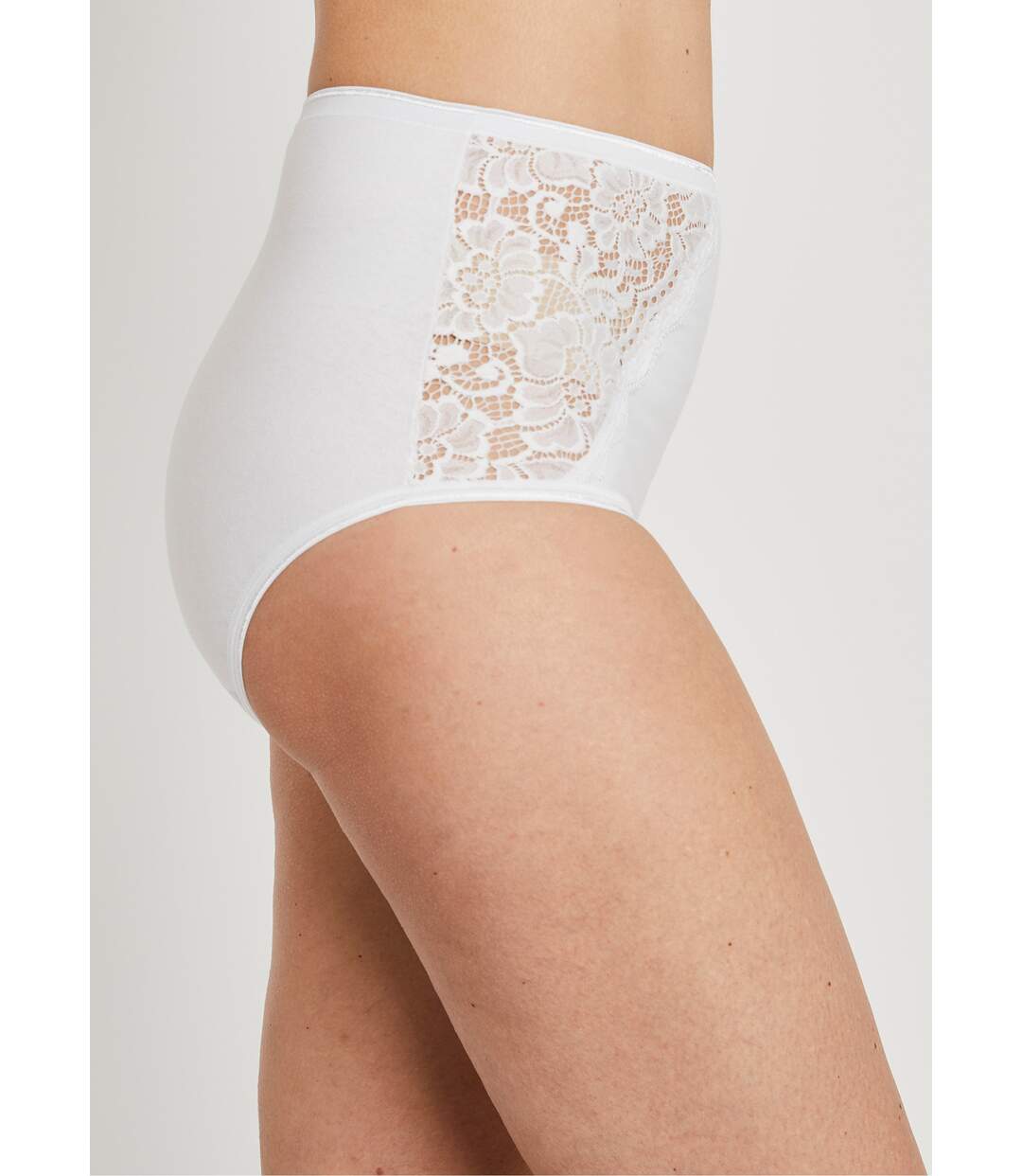 Culottes taille haute dentelle - lot de 2-3
