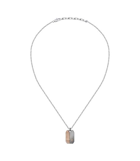 Mens Stainless Steel Pendant Necklace One Size Multicoloured Maserati
