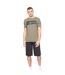 Mens Changra T-shirt Dark Sage Crosshatch-3
