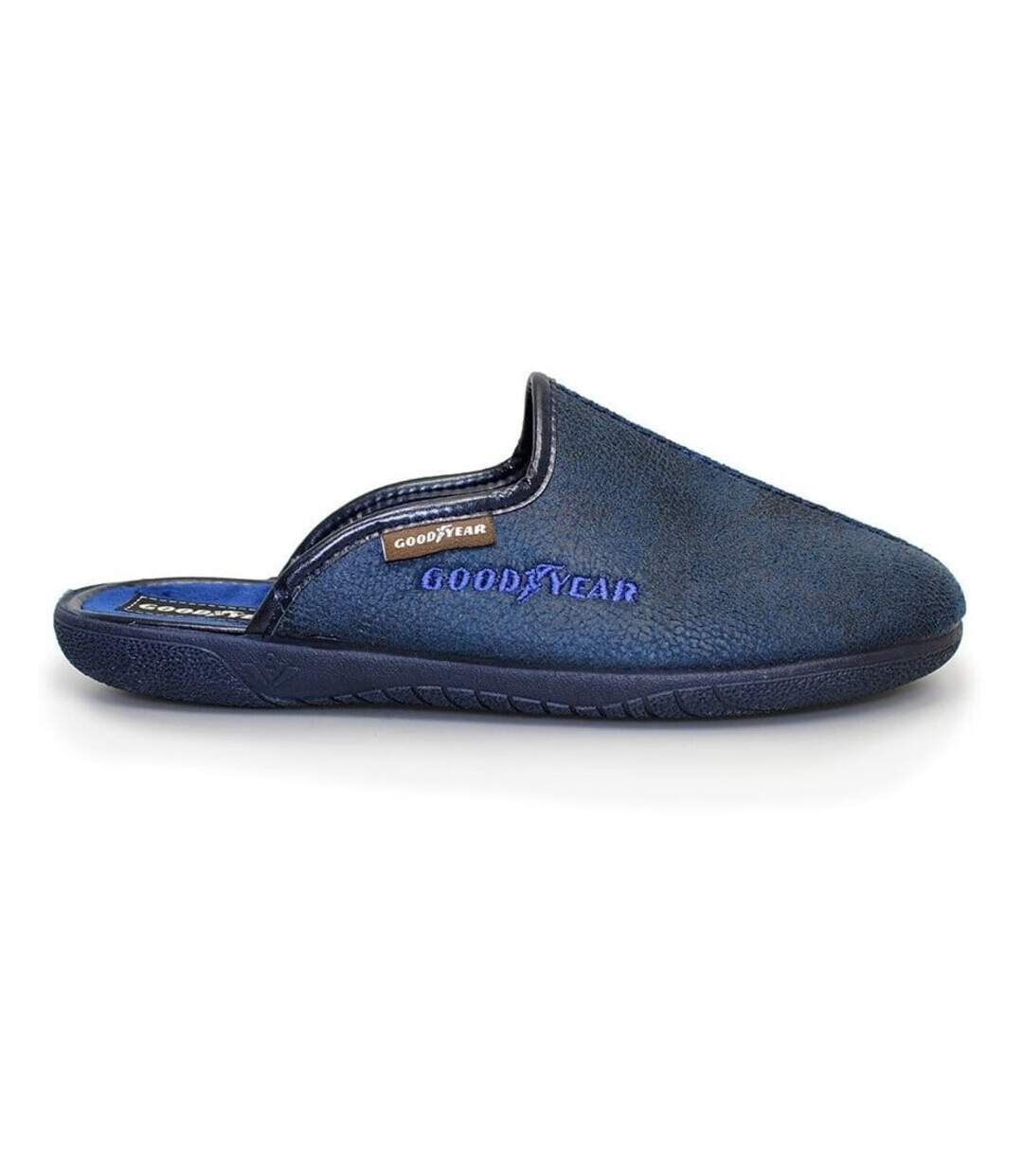 Chaussons tees homme bleu Goodyear