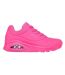 Baskets Uno Stand On Air Femme Rose Vif Skechers-3