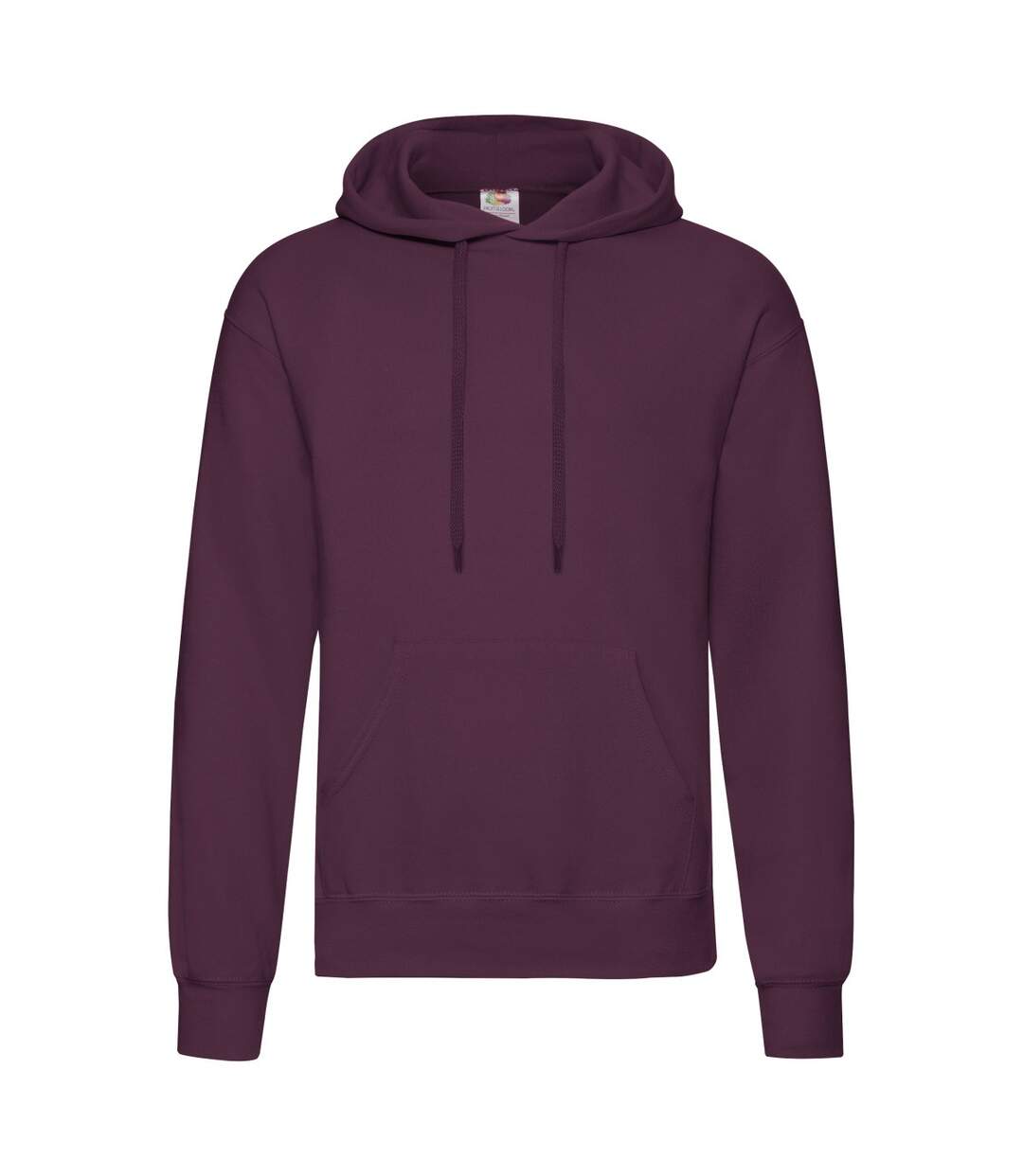 Sweat À Capuche Classic Homme Bordeaux Fruit Of The Loom-1