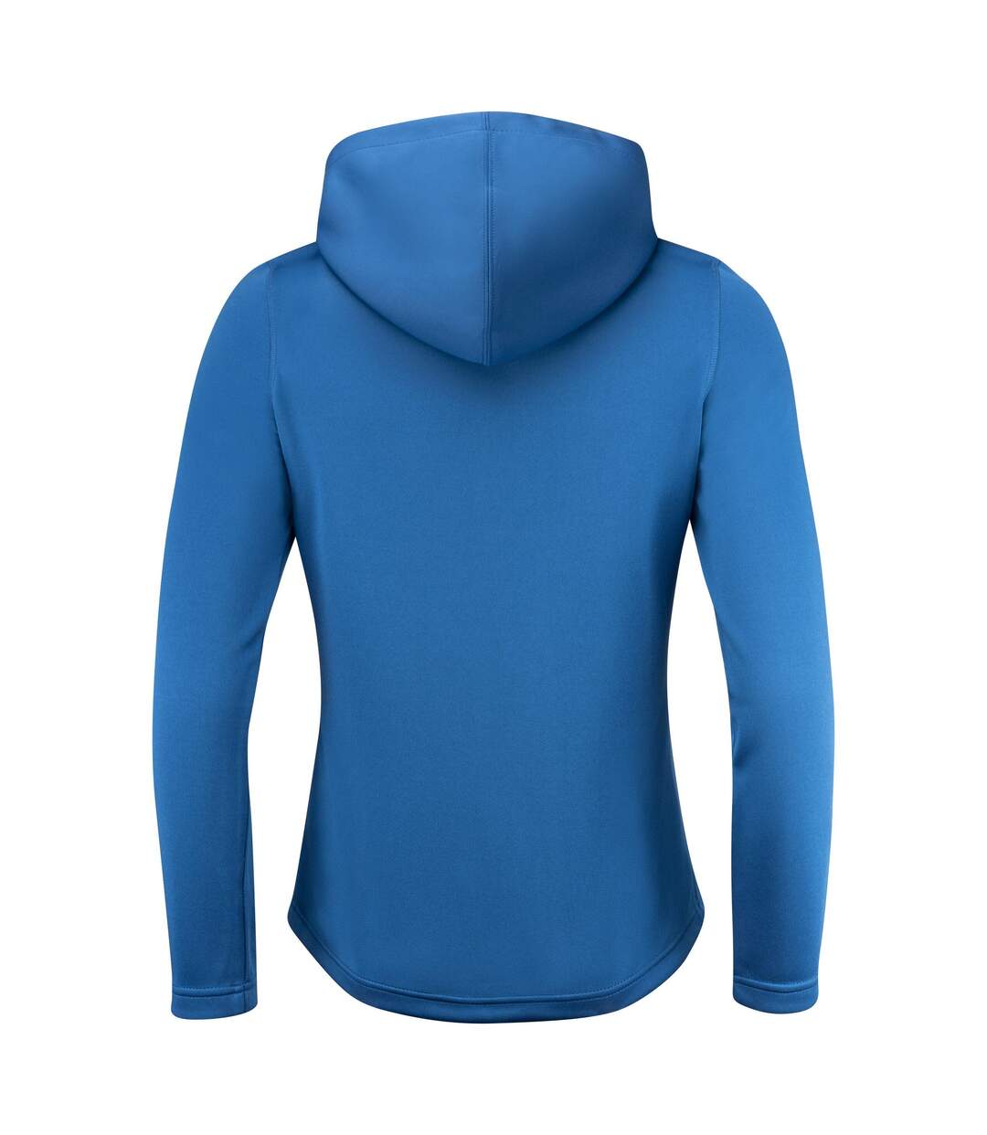 Womens/ladies Layback Hoodie Bright Blue Printer RED-3